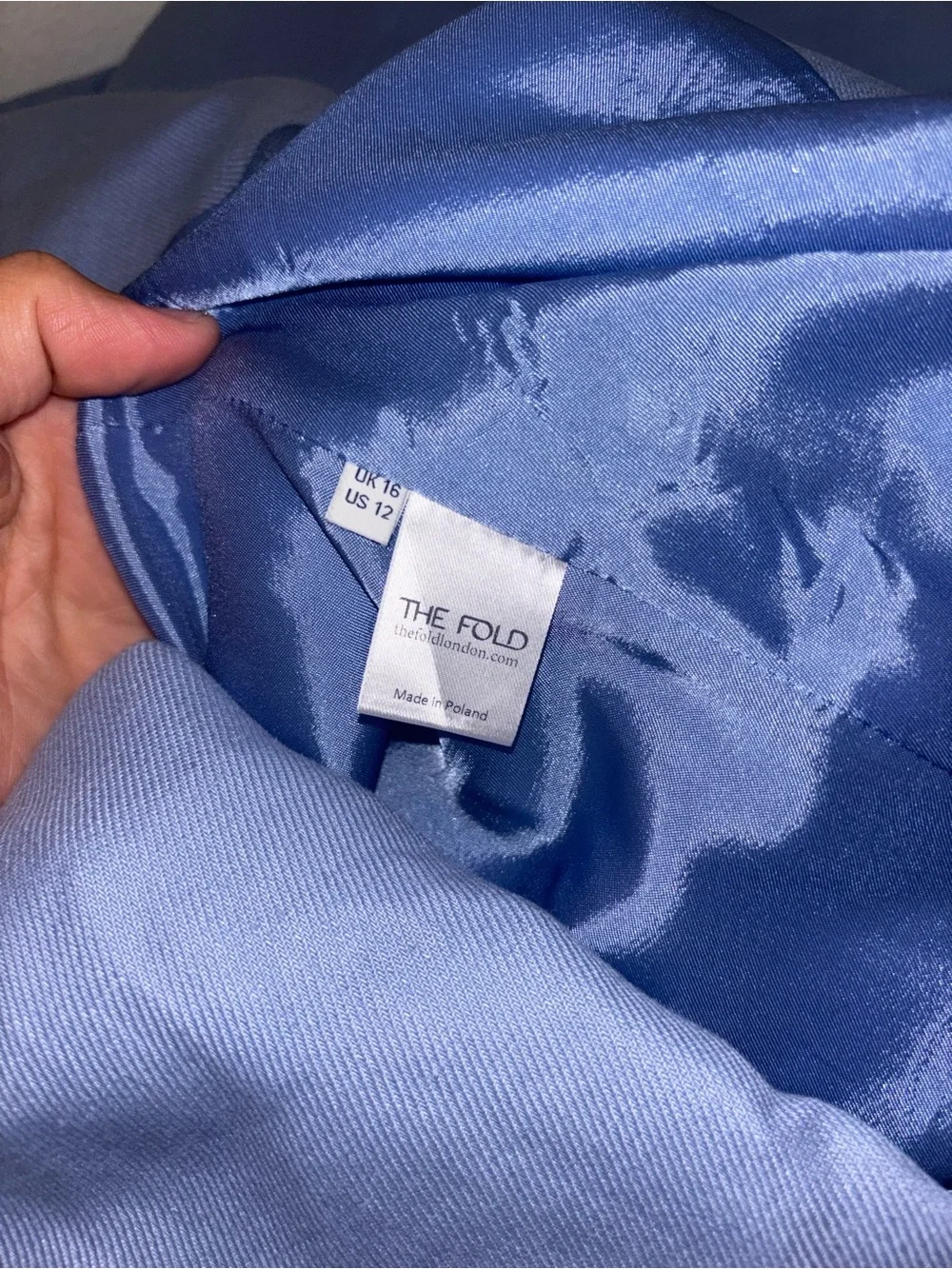 The Fold London Linen suit women size 12 - Picture 7 of 11